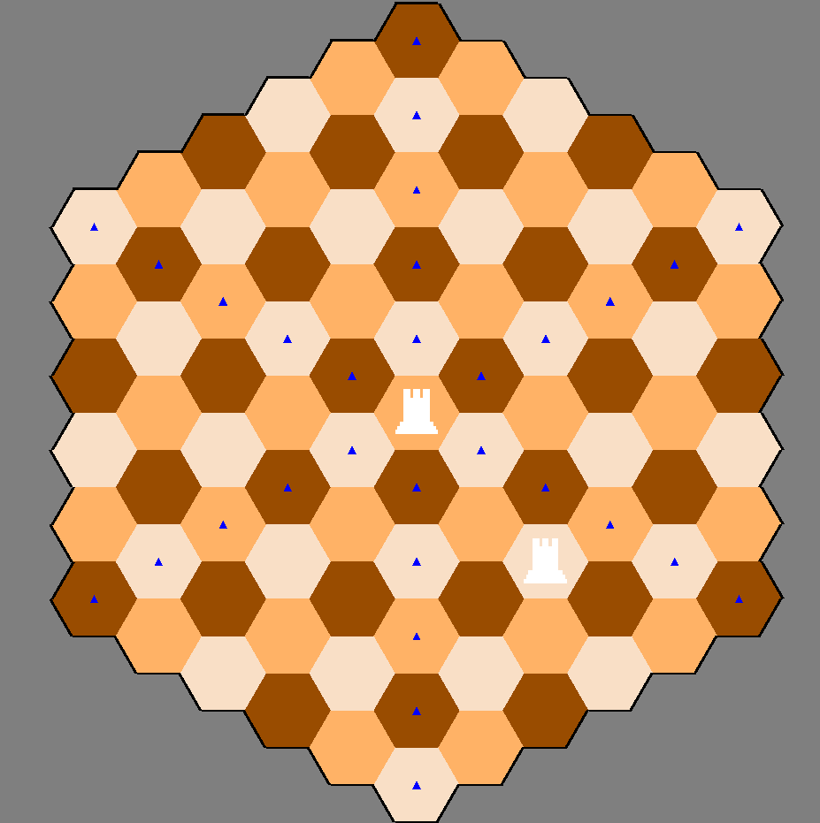 Legal moves of the rook